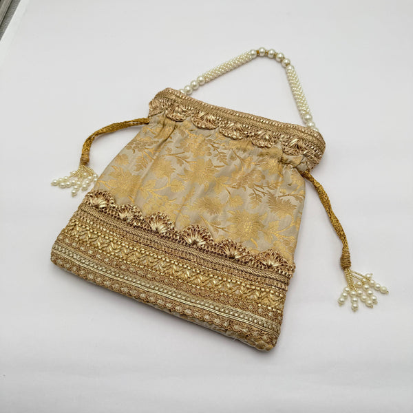 Golden Bucket Bag