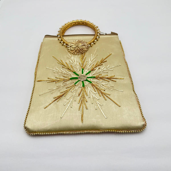 Golden Hobo Bag