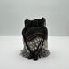 Black & White Bucket Bag with Pearl Work